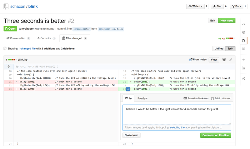 Σχόλιο σε γραμμή κατά το αίτημα έλξης