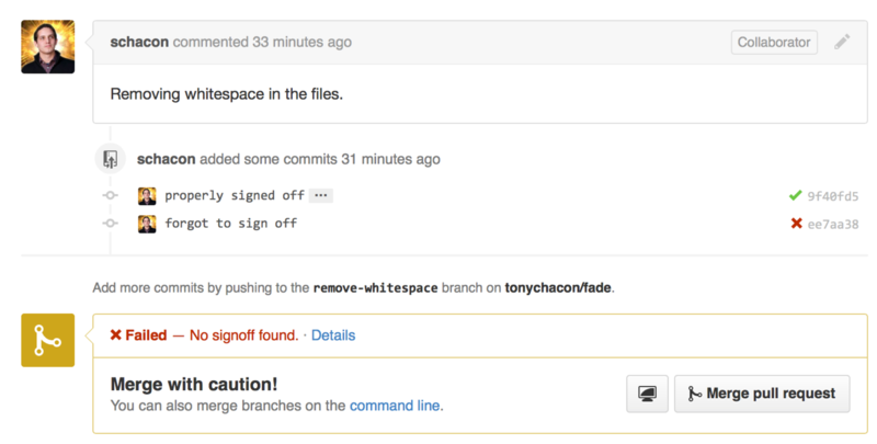 Commit status